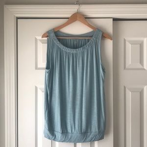 LOFT Outlet Sea Blue/Turqouise Tank Top, Size L